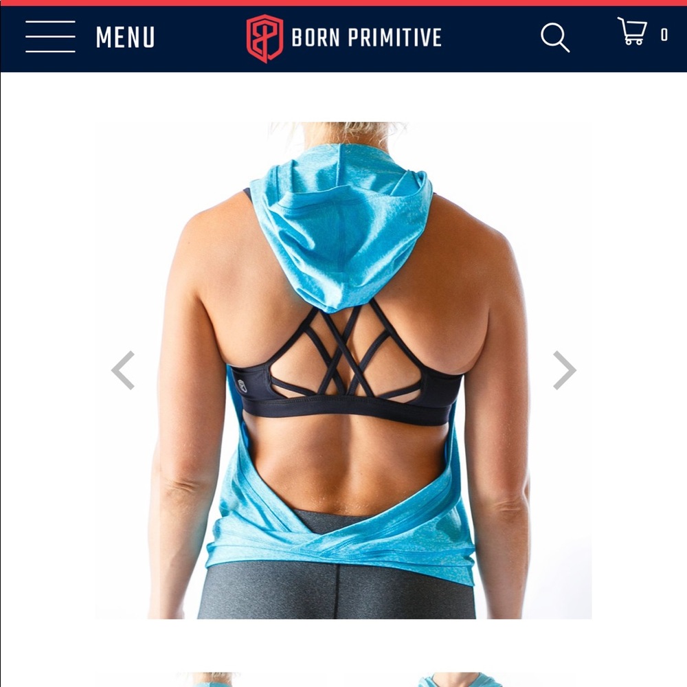 Born Primitive Teal Backless Top!